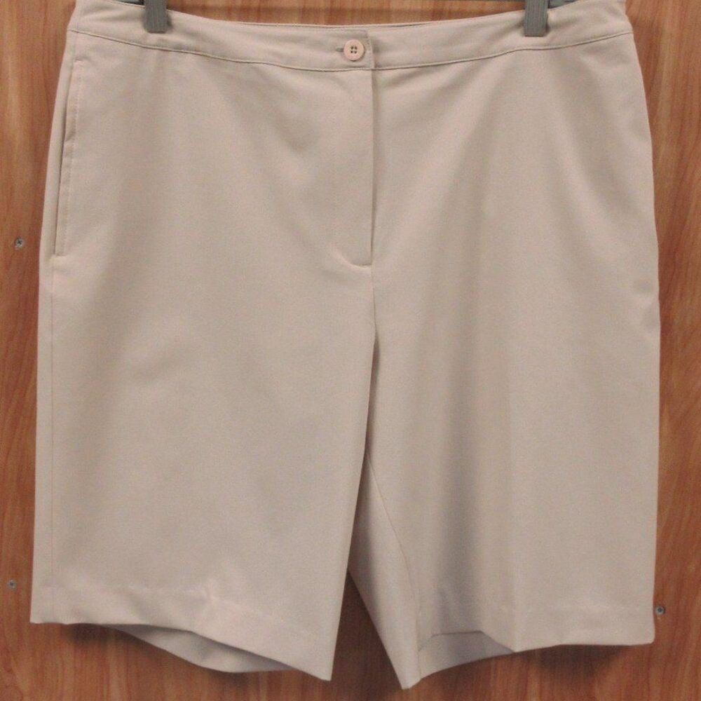 EP‎ PRO TOUR TECH Jacq Golf Shorts Women's Size 12 Comfort Stretch Tan Shorts